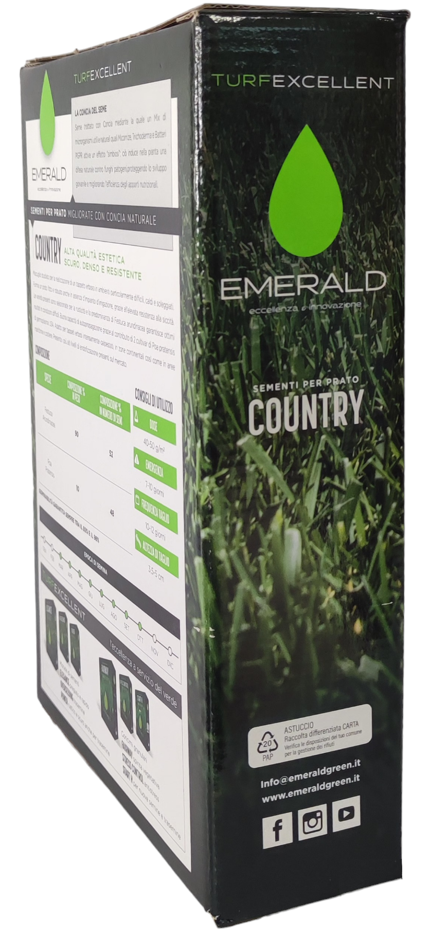 Sementi conciate Country 1Kg-10Kg Emerald - immagine 4