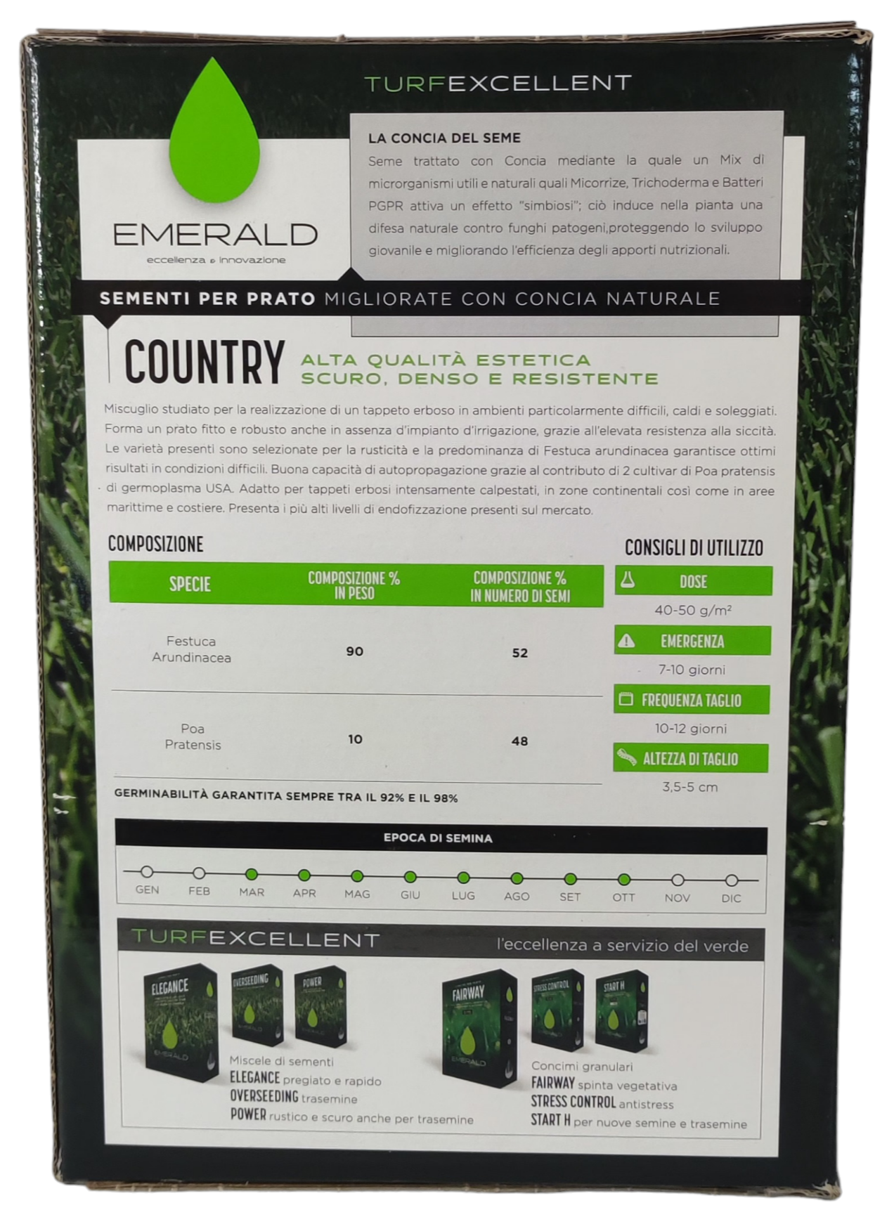 Sementi conciate Country 1Kg-10Kg Emerald - immagine 5