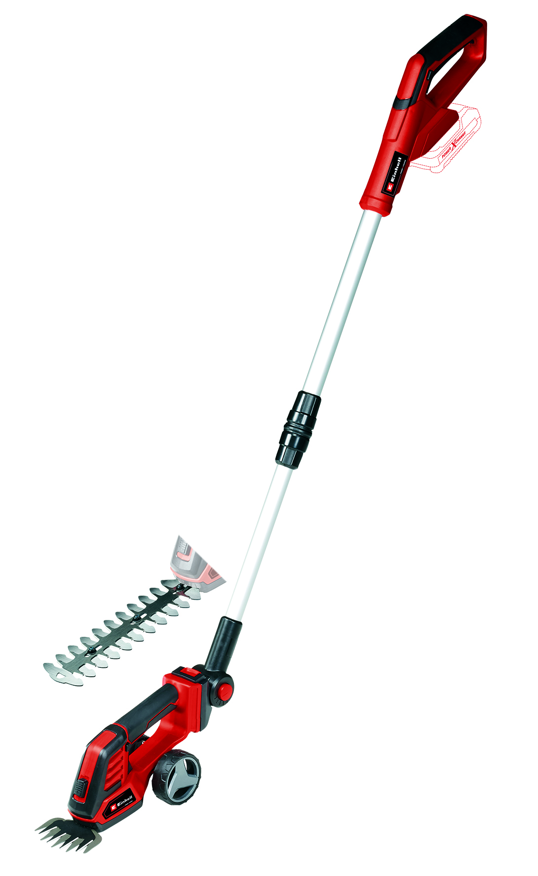 Einhell Cesoie per erba e cespugli a batteria GE-CG 18/100 Li T-Solo