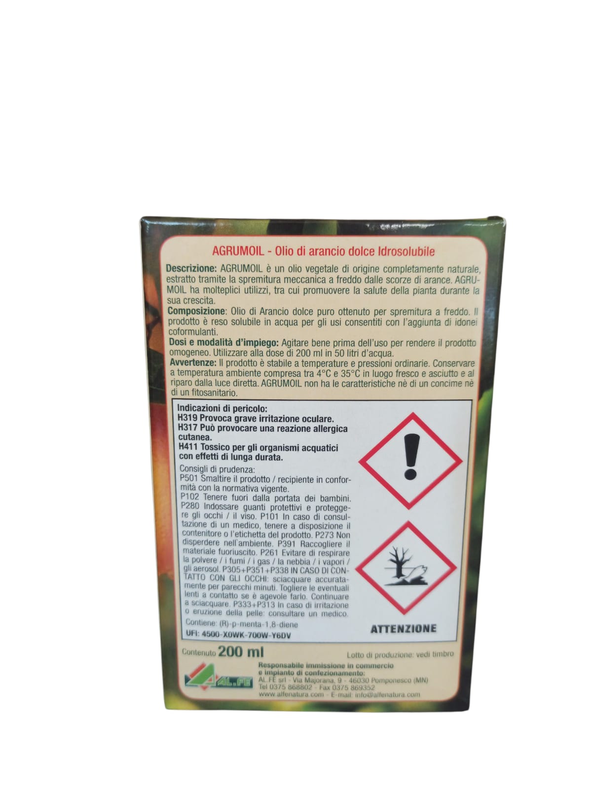 AL.FE Agrumoil - 200ml - immagine 3